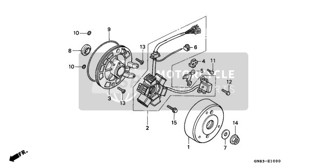 Honda C90 1996 Generator (C90P/T) for a 1996 Honda C90